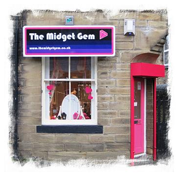 A photo of the Midget Gem shop.